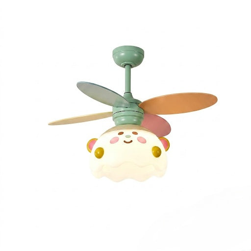 35 Inch Kids Ceiling Fan Light with Full Spectrum LED